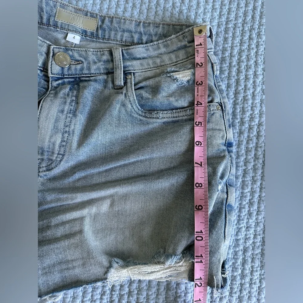 Kut from the Kloth Jane high waist long Jean Shorts
